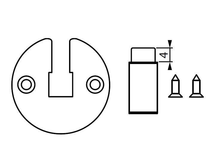 Came - Acc. Divers Mécanique Dispositif protection Q10 H4 MO4