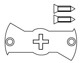 Came - Acc. Divers Mécanique Support plaque cruciforme MO5