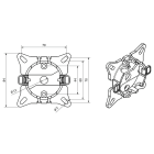 Came - Support rapide avec entraxe 70mm