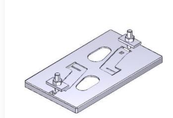 Came - Pièce Détachée Coulissant Base d'ancrage Motoréducteur BZ