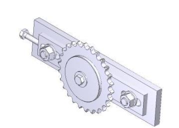 Came - Pièce Détachée Porte Industrielle Système renvoi tendeur chaîne C-BY