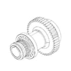 Came - Pièce Détachée Porte Industrielle Arbre deuxième réduction C-BX