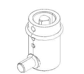 Came - Pièce Détachée Battant Cylindre serrure A180