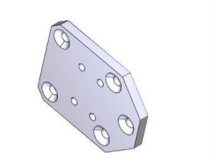 Came - Pièce Détachée Battant Base de fixation FLEX