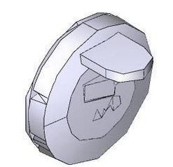 Came - Pièce Détachée Battant Bouchon pour serrure FAST