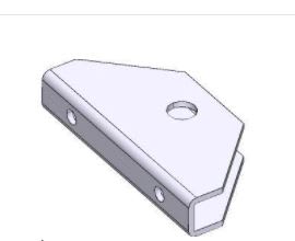 Came - Pièce Détachée Battant Etrier fixation vantail STYLO BS