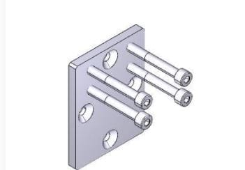 Came - Pièce Détachée Battant Contre-base fixation STYLO ME