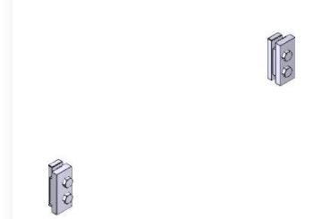 Came - Pièce Détachée Battant Butées mécaniques STYLO BD