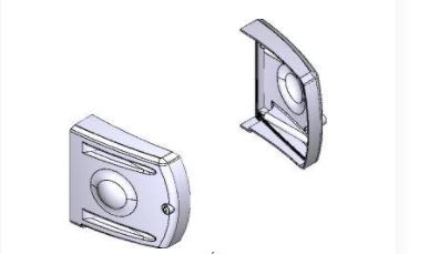 Came - Pièce Détachée Battant Couvercles latéraux FE40230 FE4024
