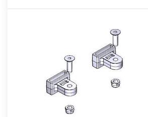 Came - Pièce Détachée Moteur Tubulaire 2 Patins guidage VOLARE VOILA 2p.