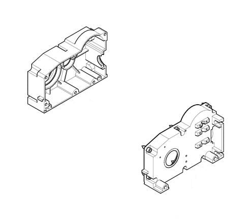 Came - Pièce Détachée Porte De Garage Caisse Motoréducteur EMEGA