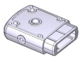 Came - Pièce Détachée Porte De Garage Terminal fixation guide pour chaîne VER