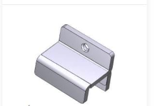 Came - Pièce Détachée Porte De Garage Etriers fixation rail V6000