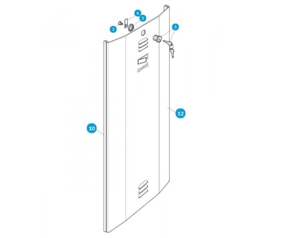 Came - Pièce Détachée Barriere Parking Trappe armoire - G4040I G4041I