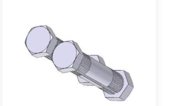 Came - Pièce Détachée Conditionnement 10 chevilles + vis G2080 G2081