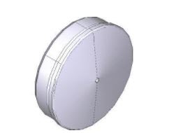 Came - Pièce Détachée Barriere Parking Couvercle lisse Tubulaire Diam 60 G0402