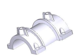 Came - Pièce Détachée Rideau Industriel Caisse inférieure H