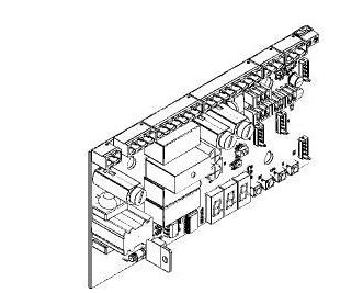 Came - Pièce Détachée Porte Automatique Coulissante Armoire commancomplète ZP7