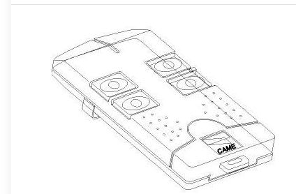 Came - Pièce Détachée Télécommande Coque émetteur T154