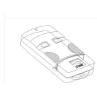 Came - Pièce Détachée Télécommande Coque émetteur- TOP-432M