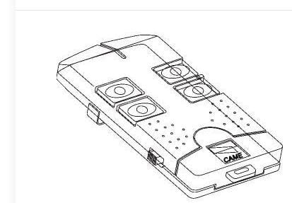 Came - Pièce Détachée Télécommande Coque émetteur T158
