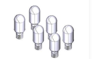Came - Cond. 6 pièces ampoule pour barrière 24V - G0460