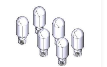 Came - Pièce Détachée Cond. 6 pièces ampoule barrière 24V G0460