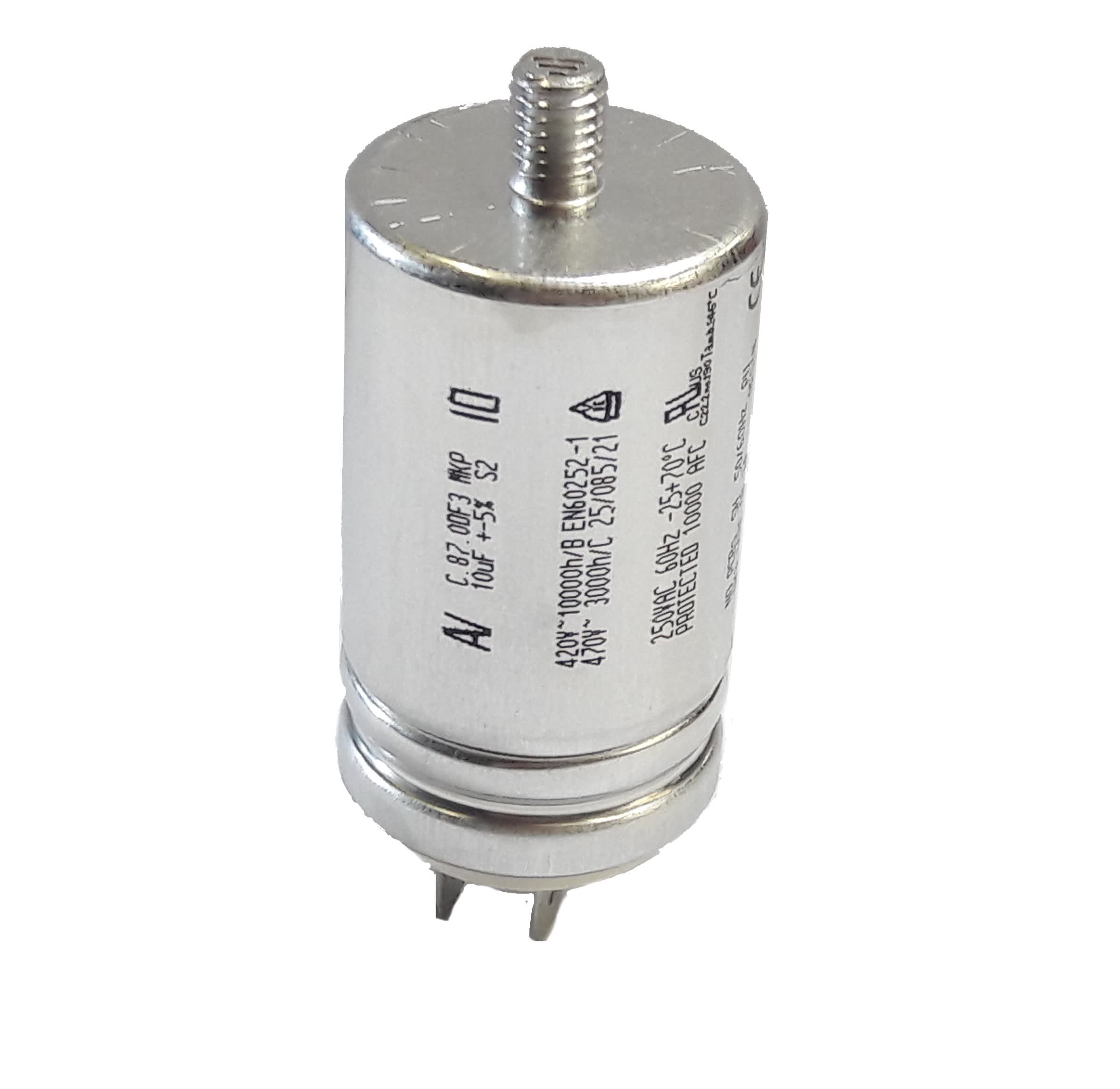 Came - Pièce Détachée Divers CONDENSATEUR µF 10 FASTON + TIGE