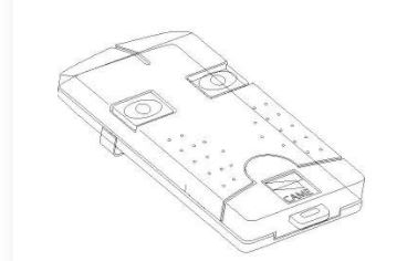 Came - Pièce Détachée Télécommande Coque émetteur TOP-302A