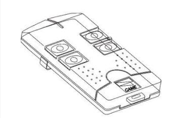 Came - Pièce Détachée Télécommande Coque émetteur TOP-304A