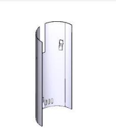 Came - Pièce Détachée Barriere Parking Couvercle postérieur CAT-X