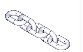 Came - Pièce Détachée Barriere Parking Chaîne maillons 9mm CAT-I 1m