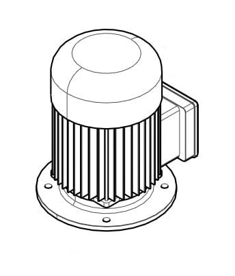 Came - Pièce Détachée Coulissant Groupe Moteur BY3500T 400V