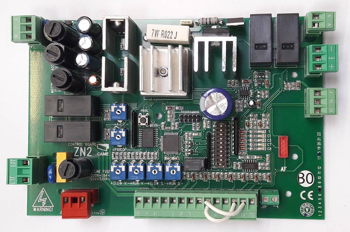 Came - Pièce Détachée coulissant Moteur Carte électronique ZN2