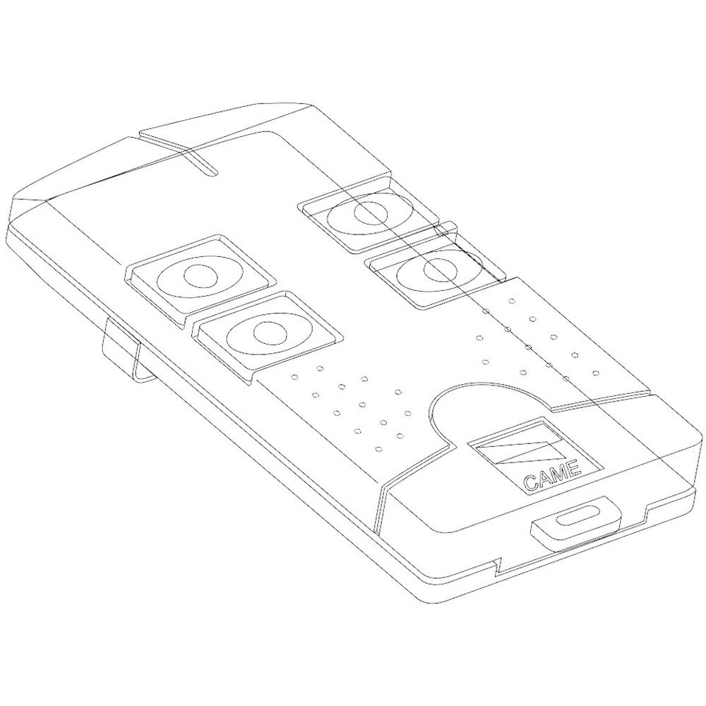 Came - Pièce Détachée Télécommande Coque émetteur T154