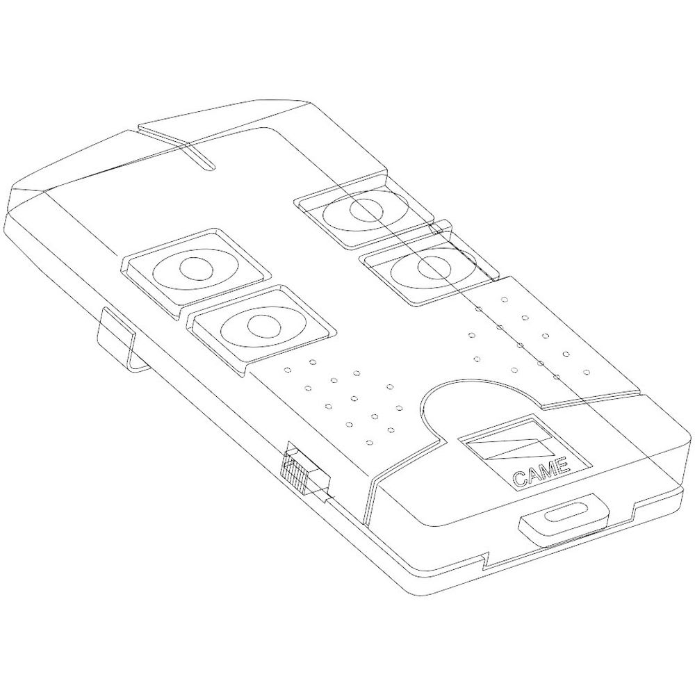 Came - Pièce Détachée Télécommande Coque émetteur T158