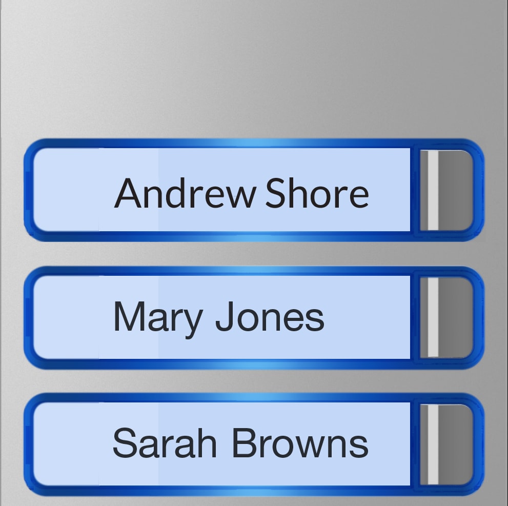 Came - Accessoire Interphonie BPT Façade pour module appels 3 boutons