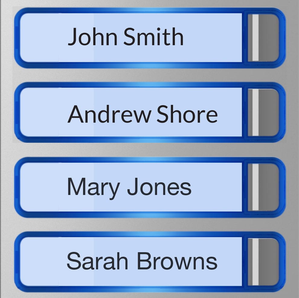 Came - Accessoire Interphonie BPT Façade pour module appels 4 boutons