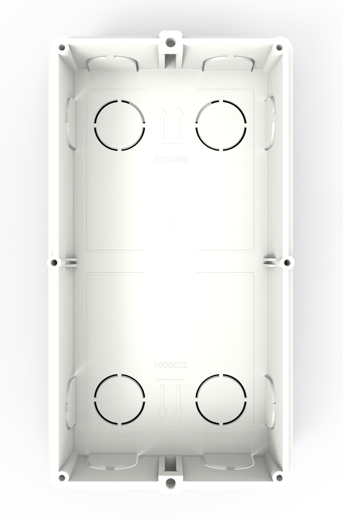 Came - Acc. Interphonie BPT Accessoire Esthétique Boîtier Encast. 2 modules