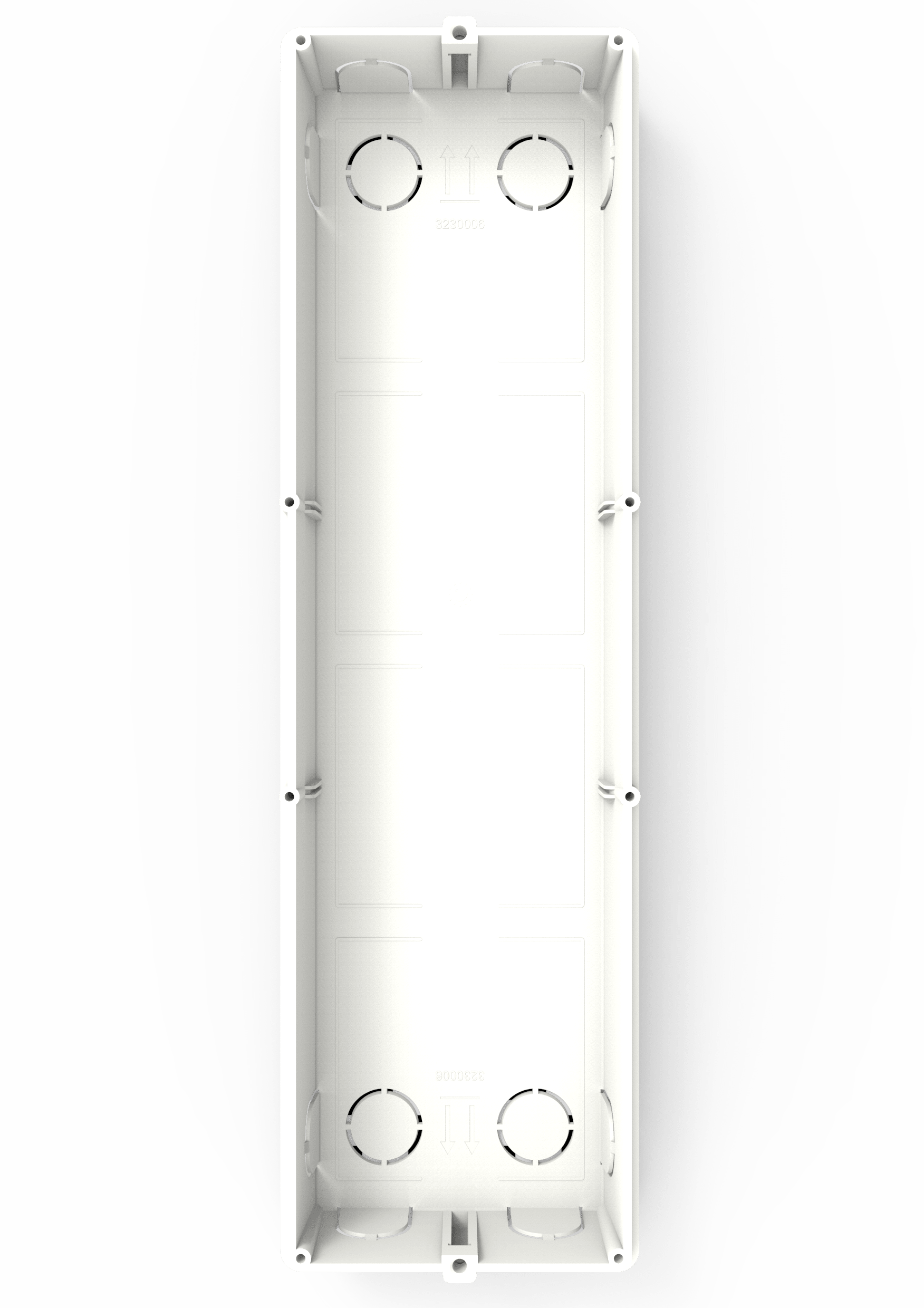 Came - Acc. Interphonie BPT Accessoire Esthétique Boîtier Encast. 4 modules