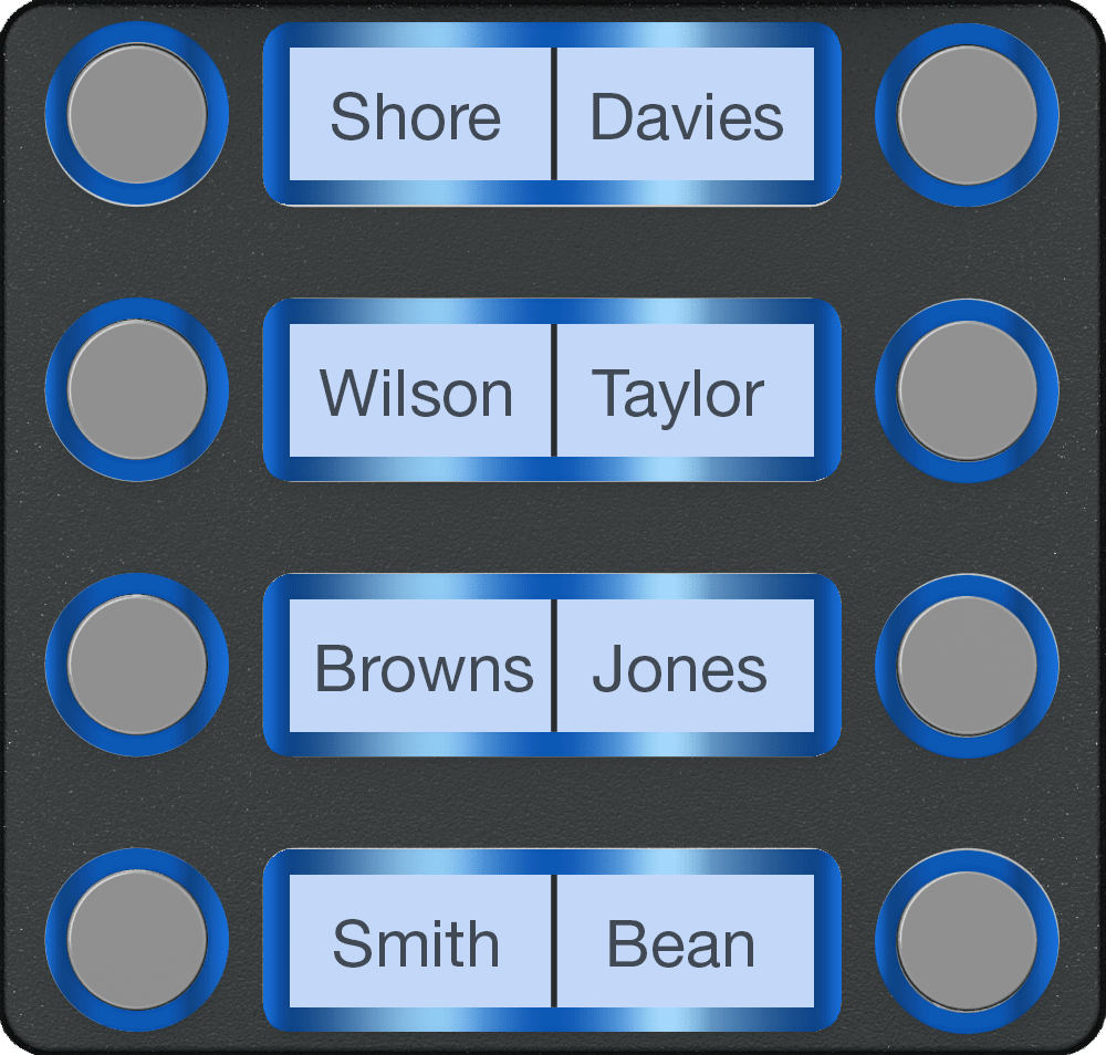 Came - Accessoire Interphonie BPT Façade pour module appels 8 boutons VR