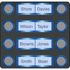 Came - Accessoire Interphonie BPT Façade pour module appels 8 boutons VR