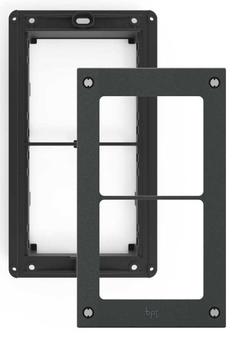 Came - Accessoire Interphonie BPT Cadre châssis porte-modules 2 modules (60020750)