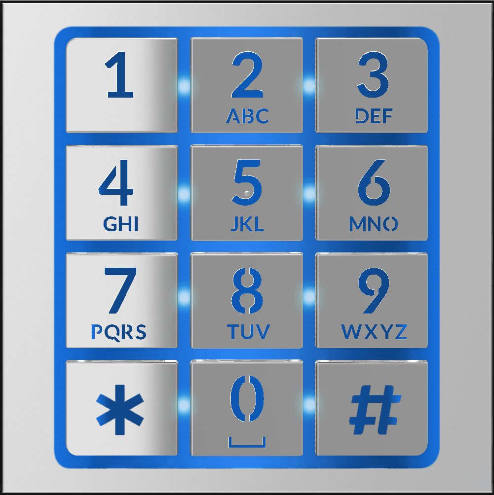 Came - Acc. Interphonie BPT Accessoire Esthétique MTMFNA-MA - Facaclavier accès MA