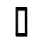 Came - Acc. Interphonie BPT Cadre frontal Thangram - couleur noir