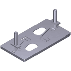 Came - Pièce Détachée Coulissant Base d'ancrage motoréducteur - BK