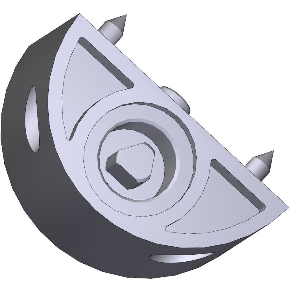 Came - Pièce Détachée Battant Cylindre serrure clé trilobée KRONO