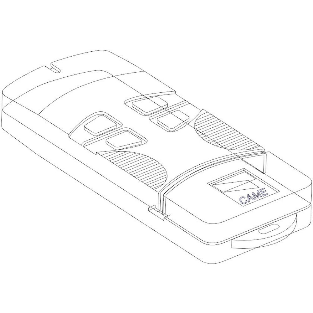 Came - Pièce Détachée Télécommande Coque émetteur -TOP-304M