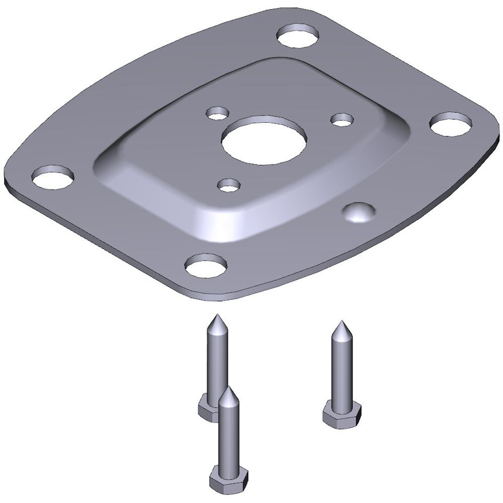 Came - Pièce Détachée Photocellules Base colonnette DIR-L 52 X 38 mm