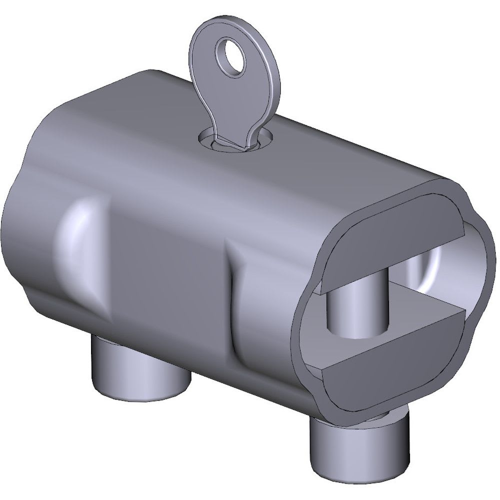 Came - Pièce Détachée Barriere Parking Cadenas fixation chaîne CAT-I